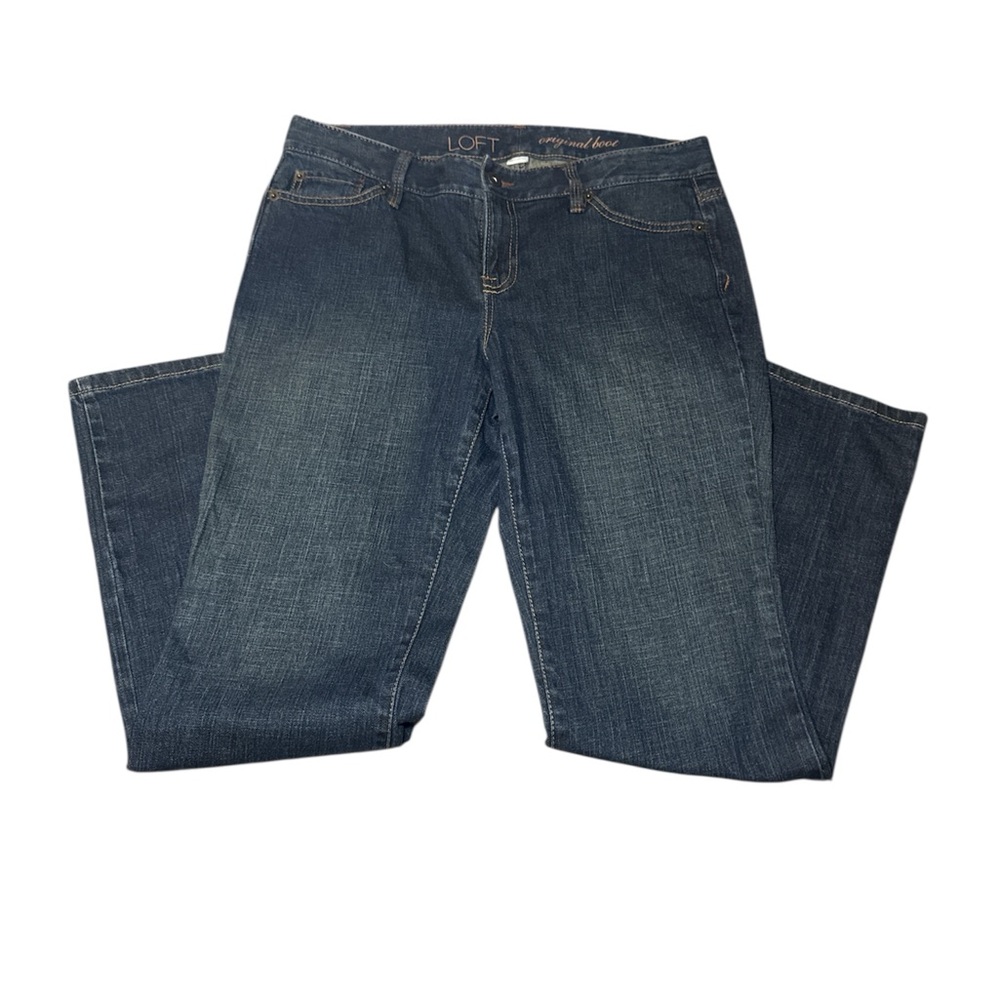 LOFT Dark Blue Original Bootcut Jeans